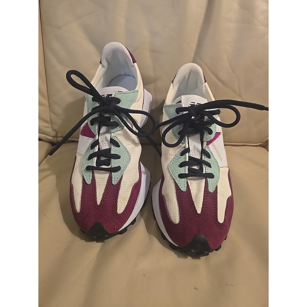 New Balance 327 Women's Athletic Shoes Retro Style Purple White Teal Size 8.5 - Picture 11 of 11